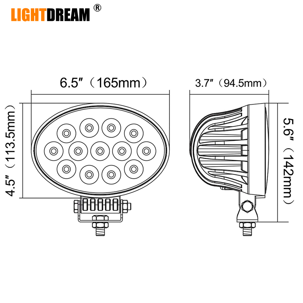 thumbnail image 2 of 12V Amber LED Corner Light For John Deere 5E-9030 Series Tractors – Replacement RE217551 (1 Pack) 2 of 4
